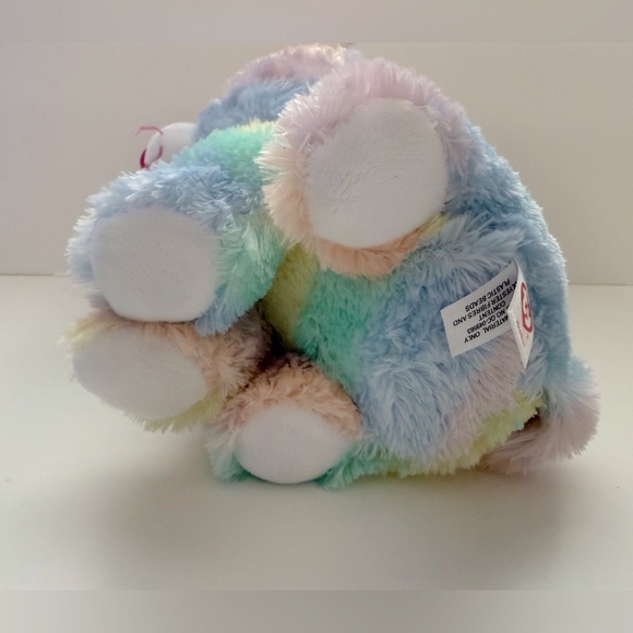 Multicolor Unicorn Cat Plush - Heather (Ty Beanie Boo) - Picture 10 of 12